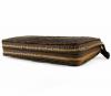 Snakeskin wallet brown matt WA-68